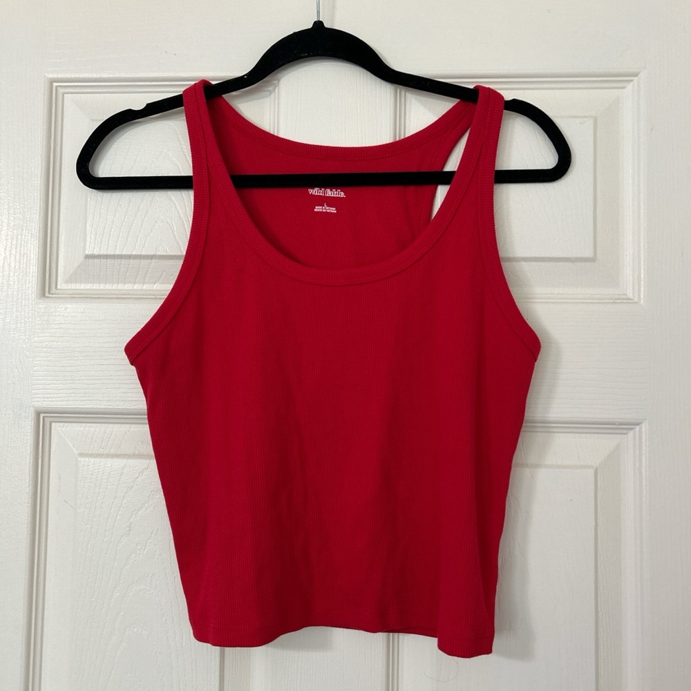 Wild Fable Vibrant Red Tank Top
